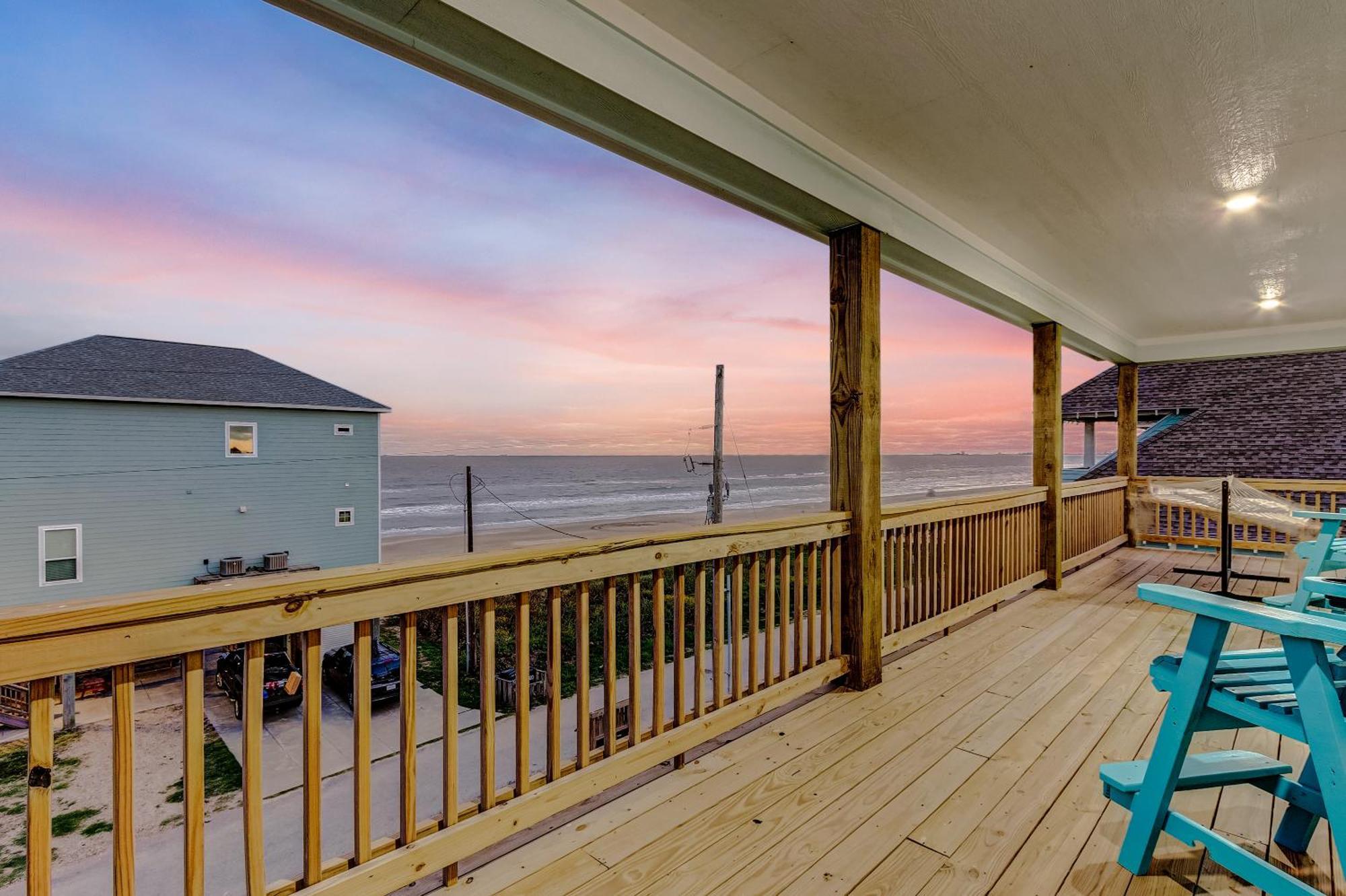 Beachfront - Hot Tub - Bbq - 14 Guests Bolivar Peninsula Exterior foto