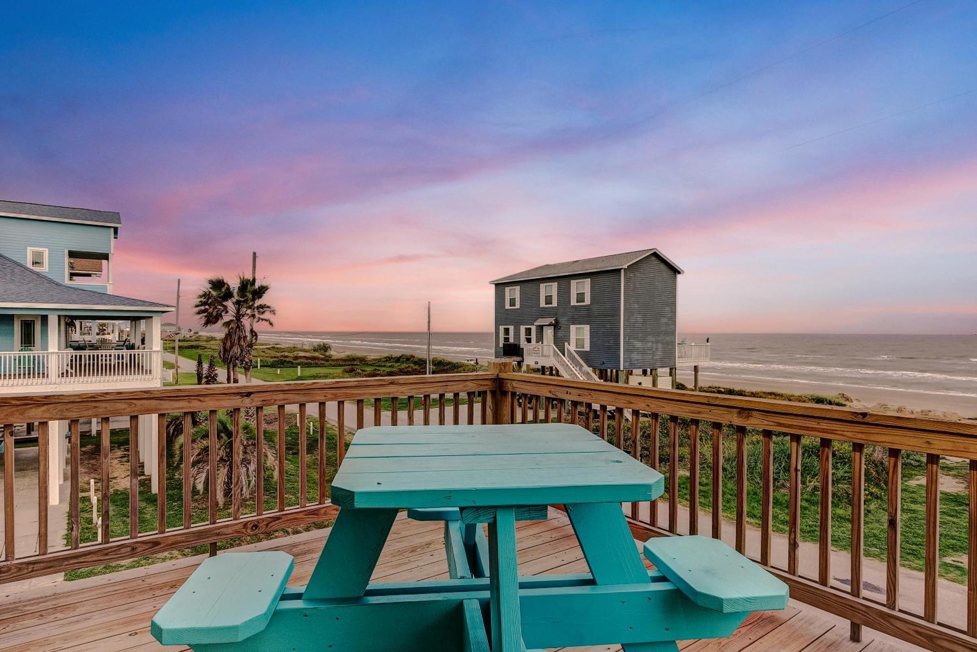 Beachfront - Hot Tub - Bbq - 14 Guests Bolivar Peninsula Exterior foto